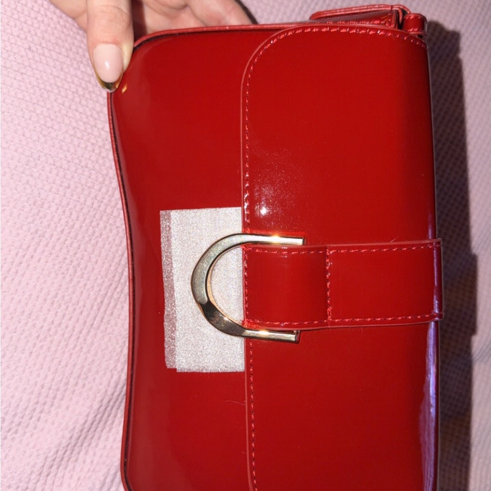 Red Patent Leather Purse